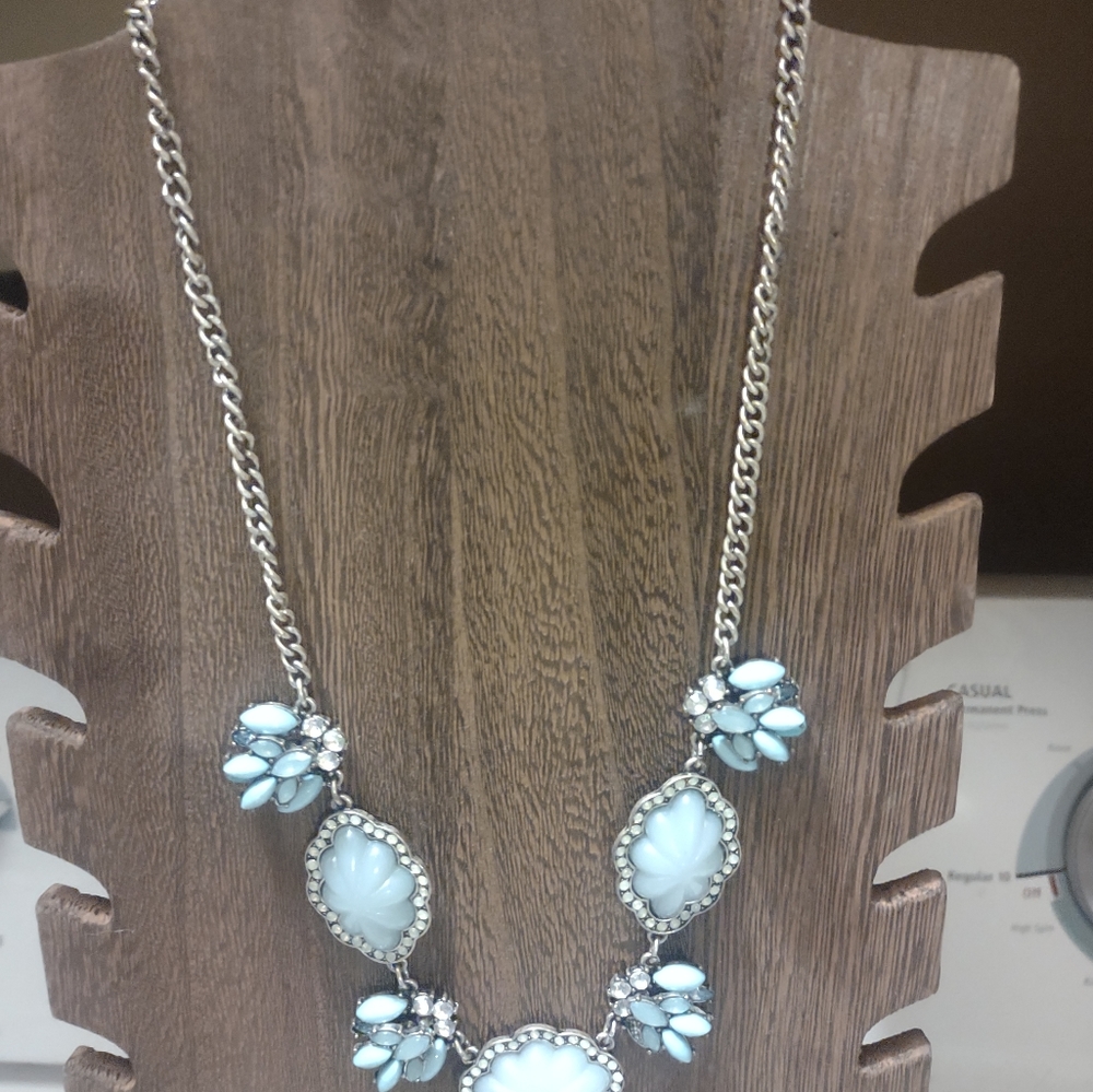 Woman's Sky Blue Statement Light Blue &Amp Tourquiose Color
